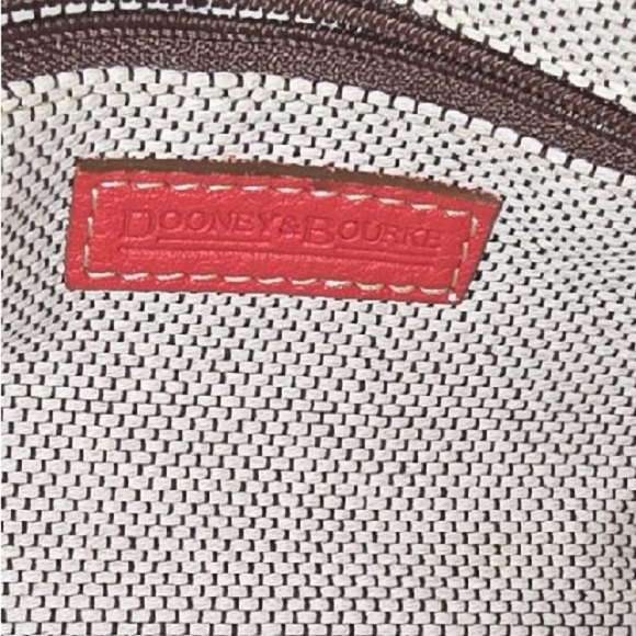 Dooney & Bourke Red Clutch Wristlet Leather - Picture 14 of 15